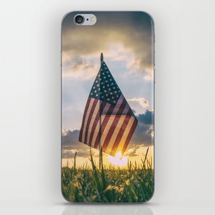 Sunset on 4th of July iPhone Skin
