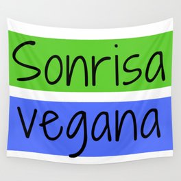 Sonrisa vegana | Vegan smile Wall Tapestry