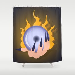 Halloween scary evil witch Shower Curtain