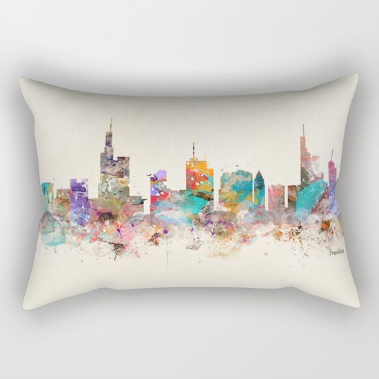 Frankfurt city Germany Rectangular Pillow