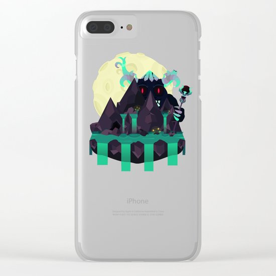 Moonlit Titan Clear iPhone Case