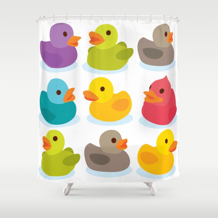 Ducks! Shower Curtain
