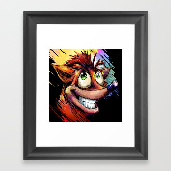 Crash Framed Art Print
