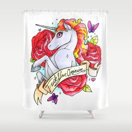 F*ck Your Opinion Shower Curtain