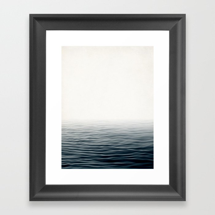 Misty Sea I - Abstract Waterscape Framed Art Print
