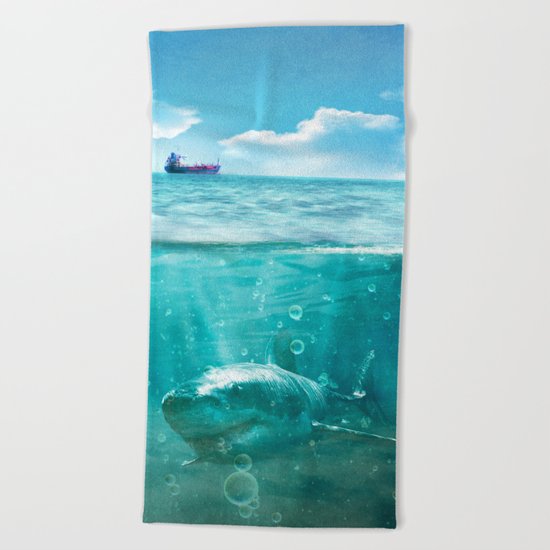 Blue Beach Towel