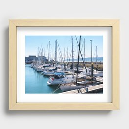 Lisbon Harbor Recessed Framed Print