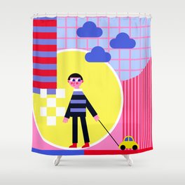 My own taxi Shower Curtain