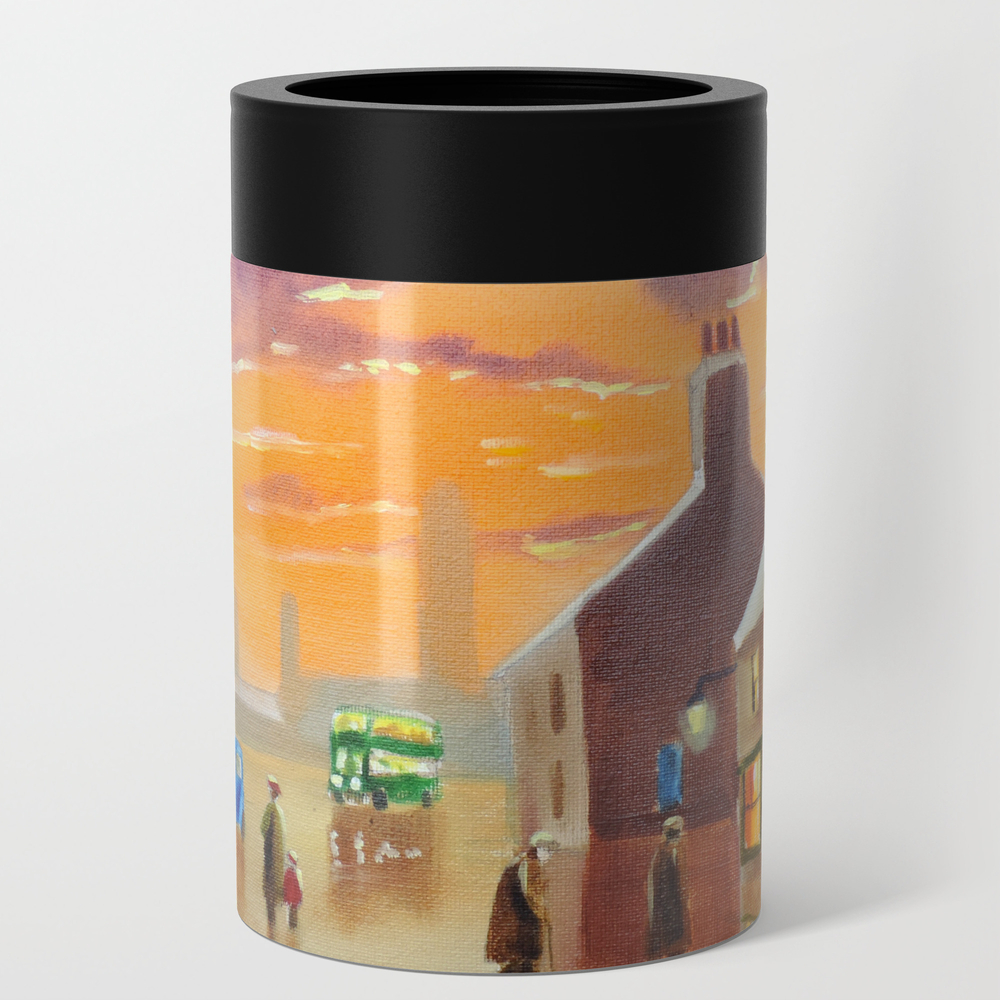 Evening In Town Can Cooler by gordonbruce