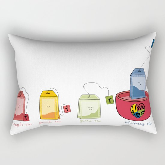 tea Rectangular Pillow