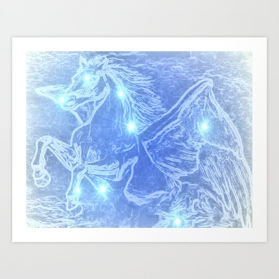 Pegasus-Constellation series Art Print
