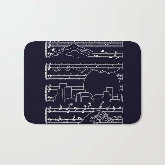 The Moonlight Sonata Bath Mat