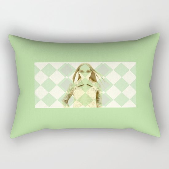 RombGirl-2 Rectangular Pillow