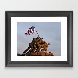 US Marine Corps Memorial Framed Art Print