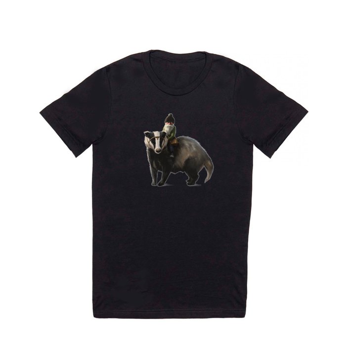Gnome on Badger T Shirt
