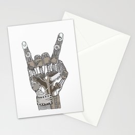 Mech-Rock Stationery Cards