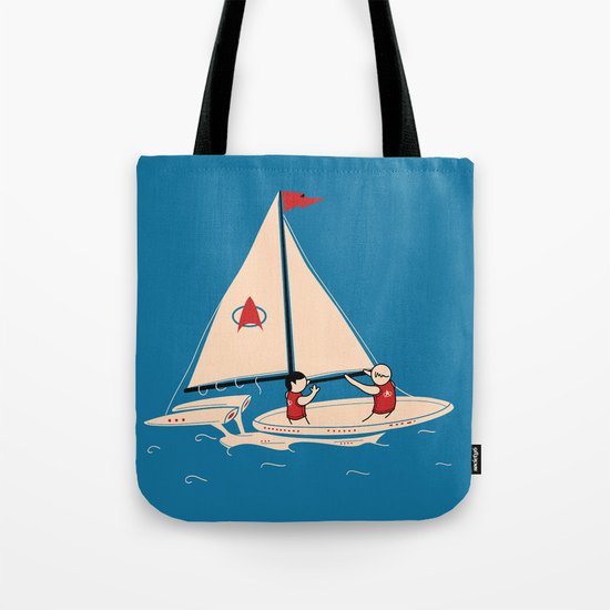 Sailing Towards Future Unknowns Tote Bag