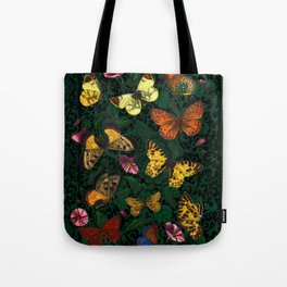 Victorian Butterfly Garden Tote Bag