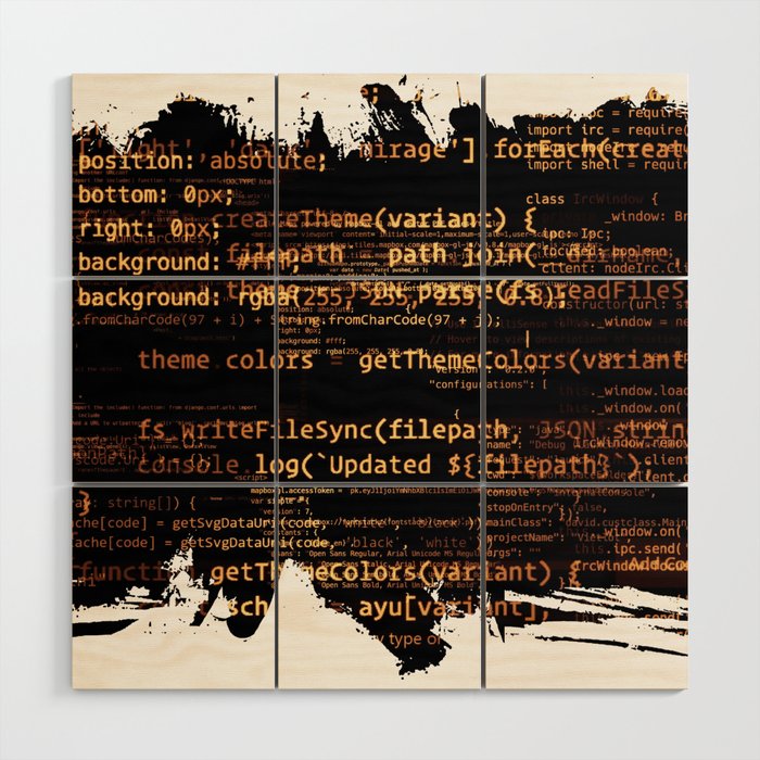 I am the programmer of my life Wood Wall Art