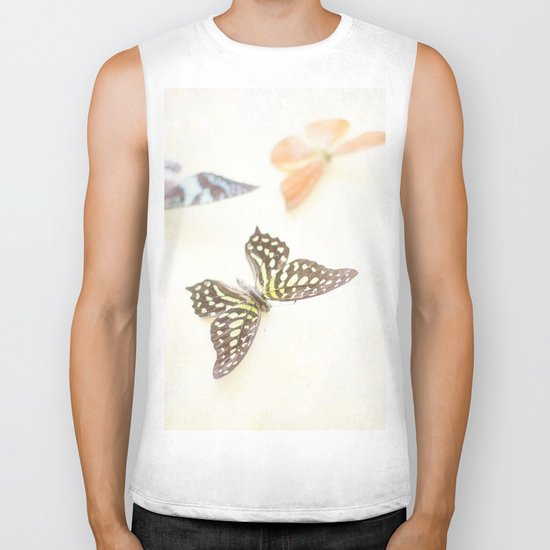 Butterflies Biker Tank
