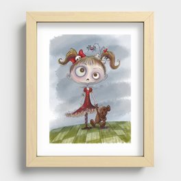 MeliZZa Zombie Girl Recessed Framed Print