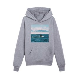 Ocean Whale Kids Pullover Hoodies