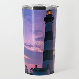 Bodie Island Lighthouse Outer Banks North Carolina Beach Sunrise Travel Mug