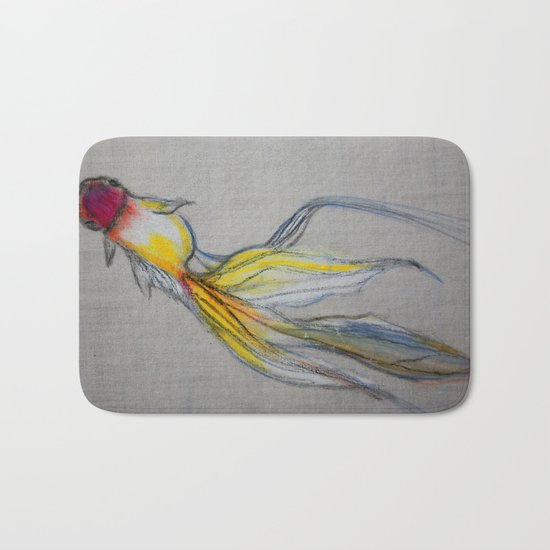 Goldfish Pond (close up #4) Bath Mat