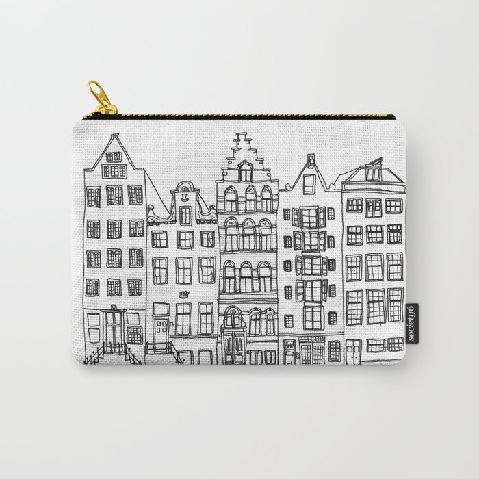 Amsterdam canal houses Carry-All Pouch