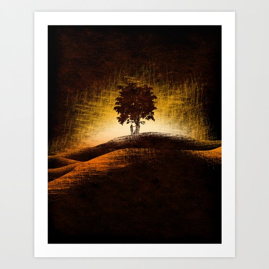 i love trees Art Print