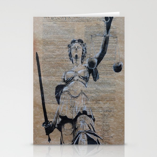 Lady Justice  Stationery Cards