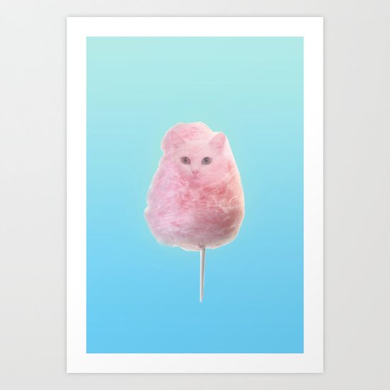 catton candy Art Print