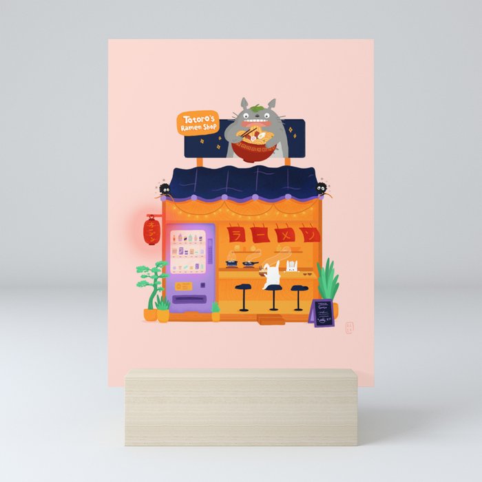 Ramen Shop Mini Art Print