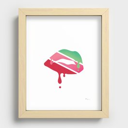 COLOURFUL KISS  Recessed Framed Print