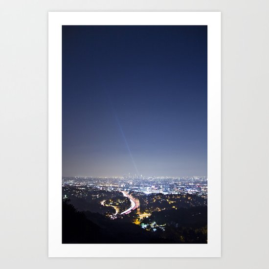 LA Night Art Print