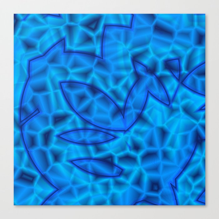 Blue abstract Canvas Print