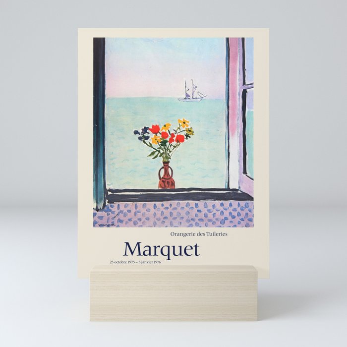 Albert Marquet. Exhibition poster for Musee de l'Orangerie in Paris, 1975-1976. Mini Art Print