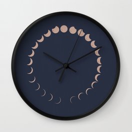 moon phases Wall Clock