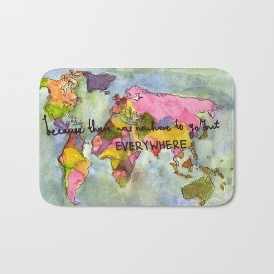 wanderlust Bath Mat