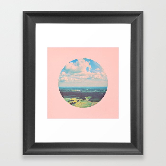 Earthy Pink Framed Art Print