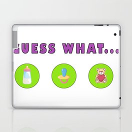 Guess what... New Baby coming Laptop Skin