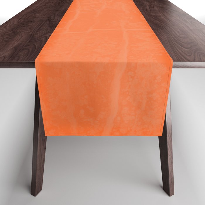 shades of orange stone Table Runner