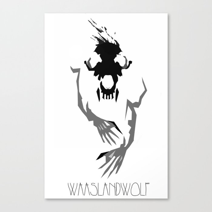 Waaslandwolf  Canvas Print