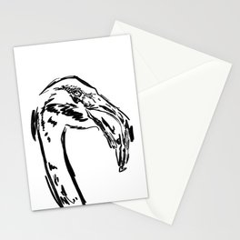 Vector portrait, Custom portrait, Bird art print digital Stationery Card
