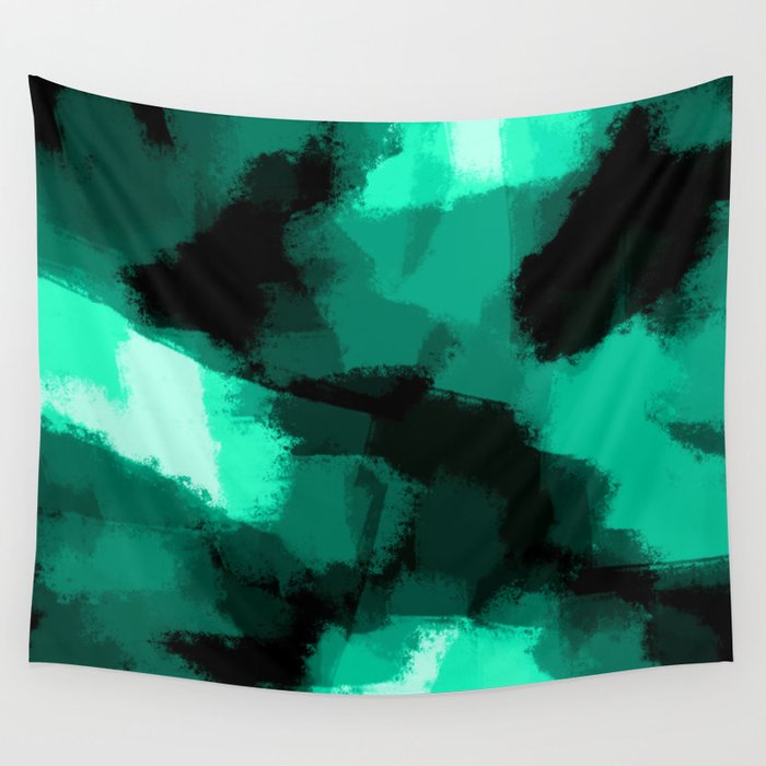 emerald green tapestry