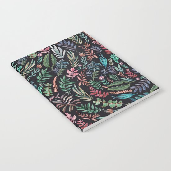 water color garden at nigth Notebook