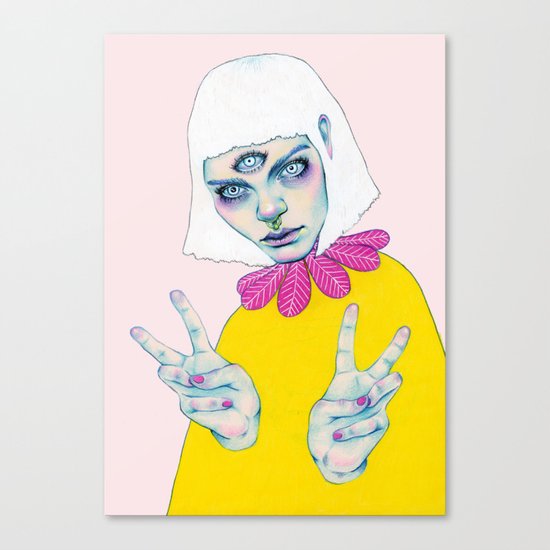 Bablien II - Space Princess Canvas Print