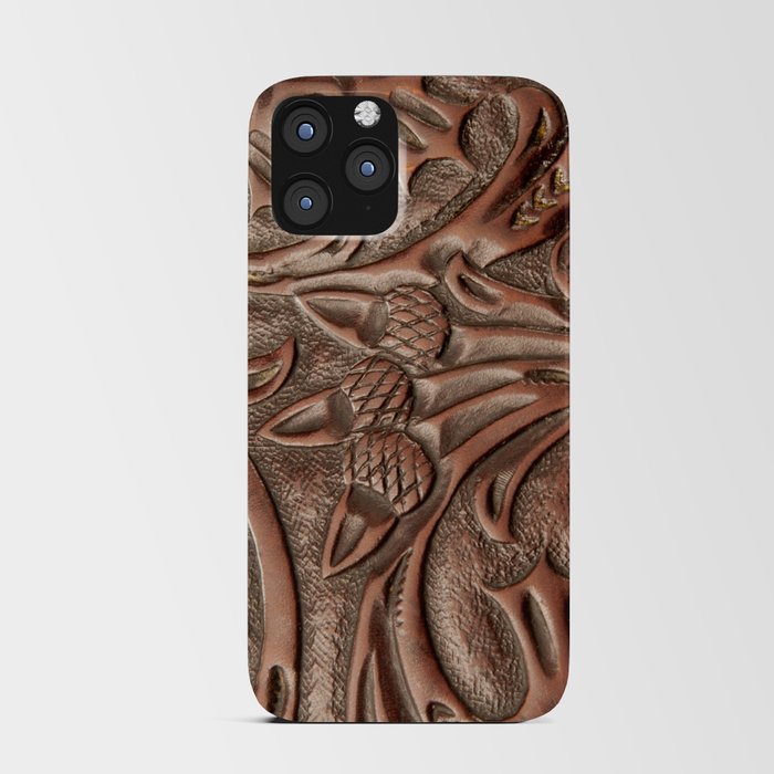 Tooled Leather Classic  iPhone Card Case