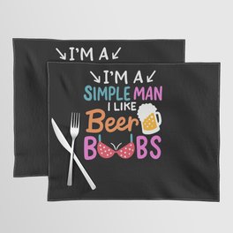 Beer And Boobs Placemat