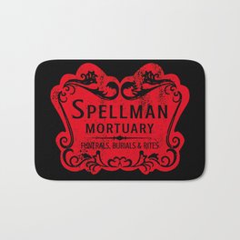 Spellman Mortuary Bath Mat | Pop Art, Graphicdesign, Tvshow, Thewitch, Tvseries, Pattern, Ink, Chillingadventures, Mamasatan, Badwitch 